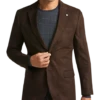 Nautica Brandford Microsuede Modern Fit Sport Coat, Brown