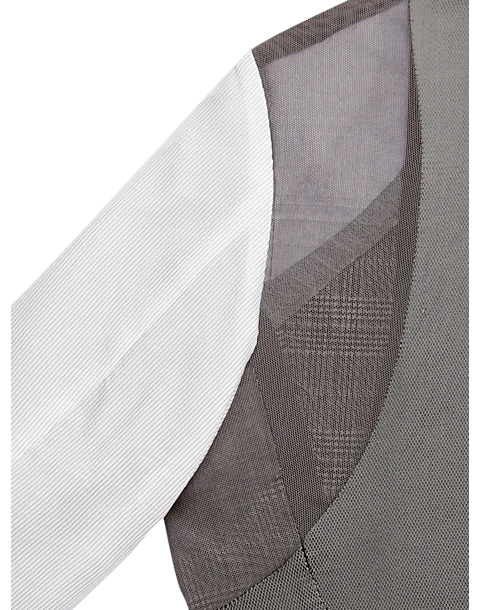 Awearness Kenneth Cole Gray Plaid Slim Fit Sport Coat - Image 4