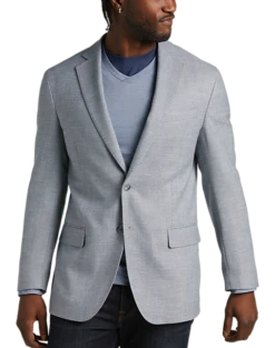 Awearness Kenneth Cole Modern Fit Sport Coat, Gray Tic