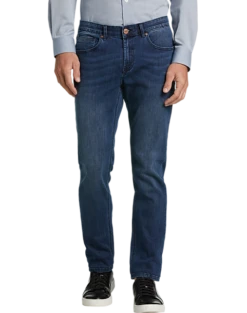 Black Bull Modern Fit 5-Pocket Jeans, Dark Wash