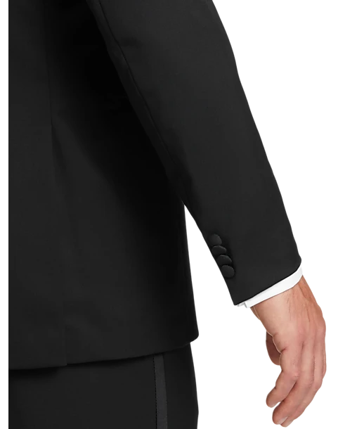 BLACK By Vera Wang Slim Fit Peak Lapel Tuxedo Jacket, Black - Image 2