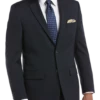 Pronto Uomo Platinum Executive Fit Suit Separates Coat, Navy Sharkskin