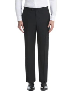Lauren By Ralph Lauren Classic Fit Suit Separates Tuxedo Pants, Black