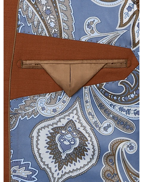 Tayion Classic Fit Suit Separates Coat, Rust - Image 3