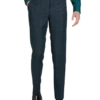 Egara Skinny Fit Suit Separates Pant, Teal Plaid