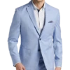 Michael Kors Modern Fit Suit Separates Coat, Light Blue