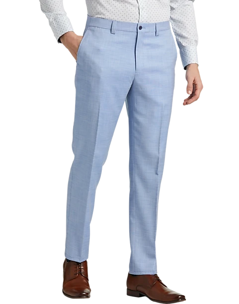 Michael Kors Modern Fit Suit Separates Pants, Light Blue