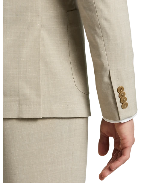Michael Kors Modern Fit Suit Separates, Tan - Image 2