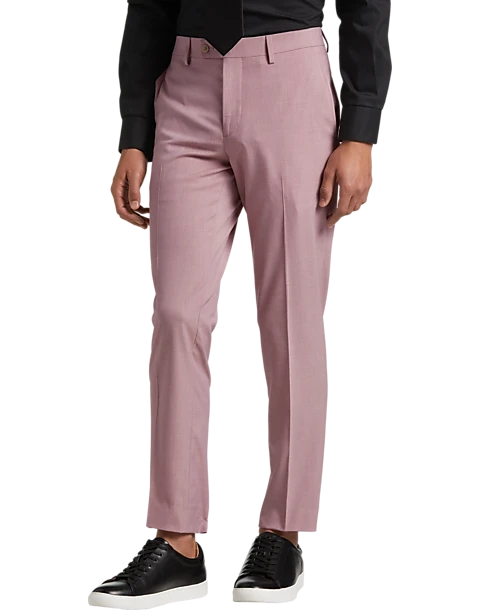 Egara Skinny Fit Suit Separates Pants, Rose