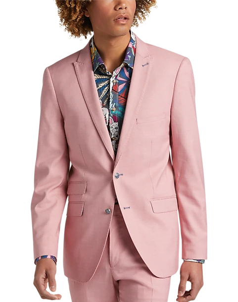 Paisley & Gray Slim Fit Suit Separates, Pink Carnation