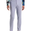 Paisley & Gray Slim Fit Suit Separates Pants, Blue & White Seersucker
