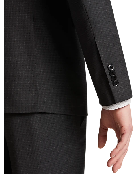 JOE Joseph Abboud Slim Fit Suit Separates Coat, Charcoal Check - Image 2