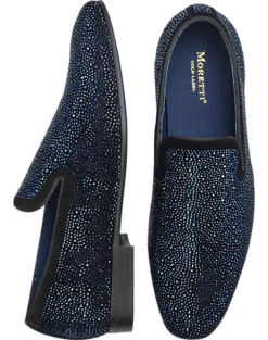 Moretti Irving Formal Loafers, Midnight Crystals