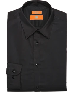 Egara Skinny Fit Dress Shirt, Black
