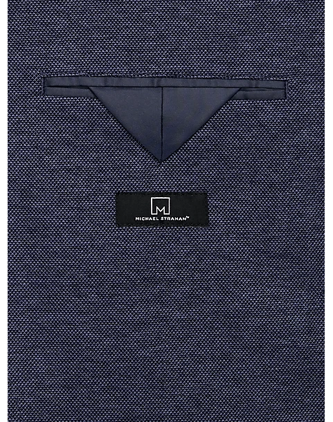 Michael Strahan Modern Fit 2 Button Soft Jacket, Blue - Image 3