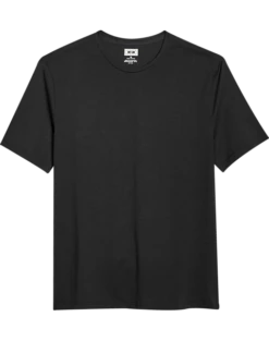Joseph Abboud Modern Fit Luxe Cotton Jersey Knit Crew Neck T-Shirt, Black