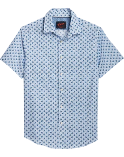 Egara Slim Fit Sport Shirt, Blue Jellycat Print