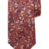 Joseph Abboud Narrow Tie, Burgundy & Orange Floral
